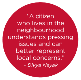A citizen who lives in the neighbourhood